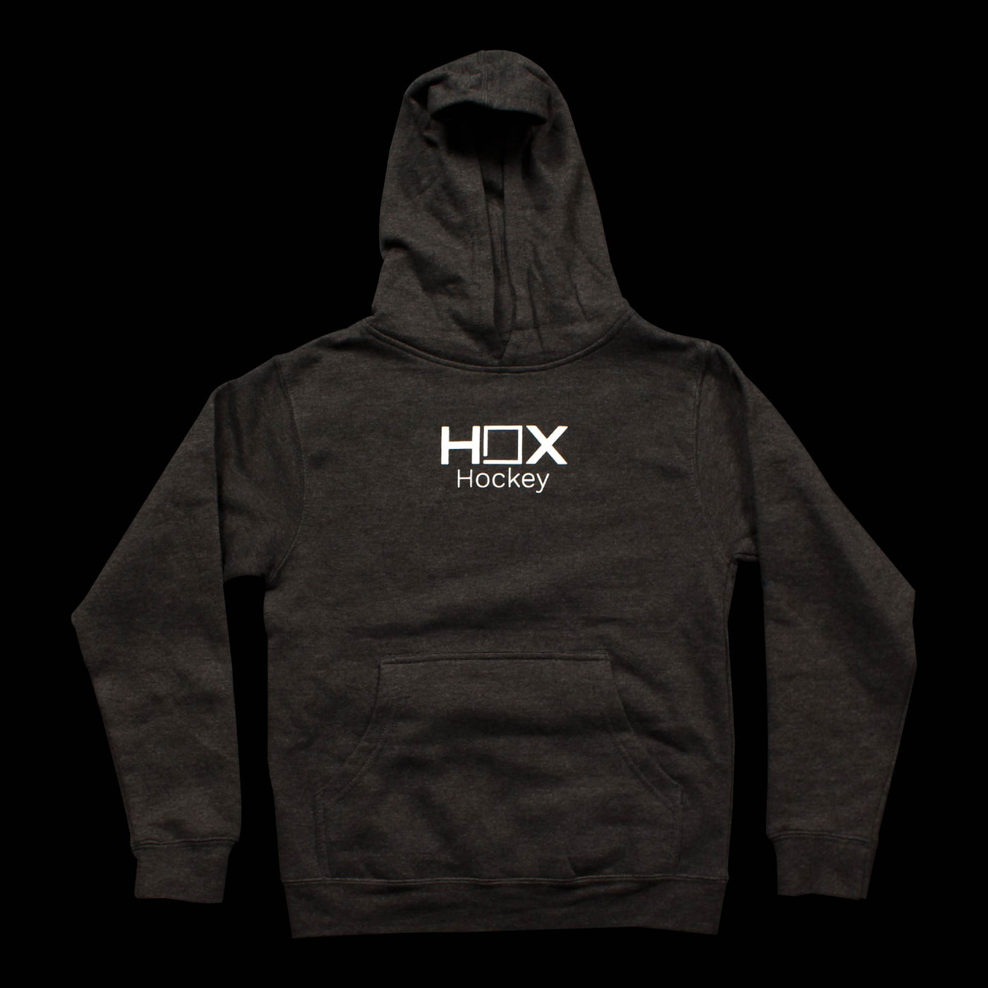 Youth Hoodie - Square Up - Charcoal Heather